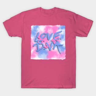 Love, D.Va Bunny Splatter T-Shirt